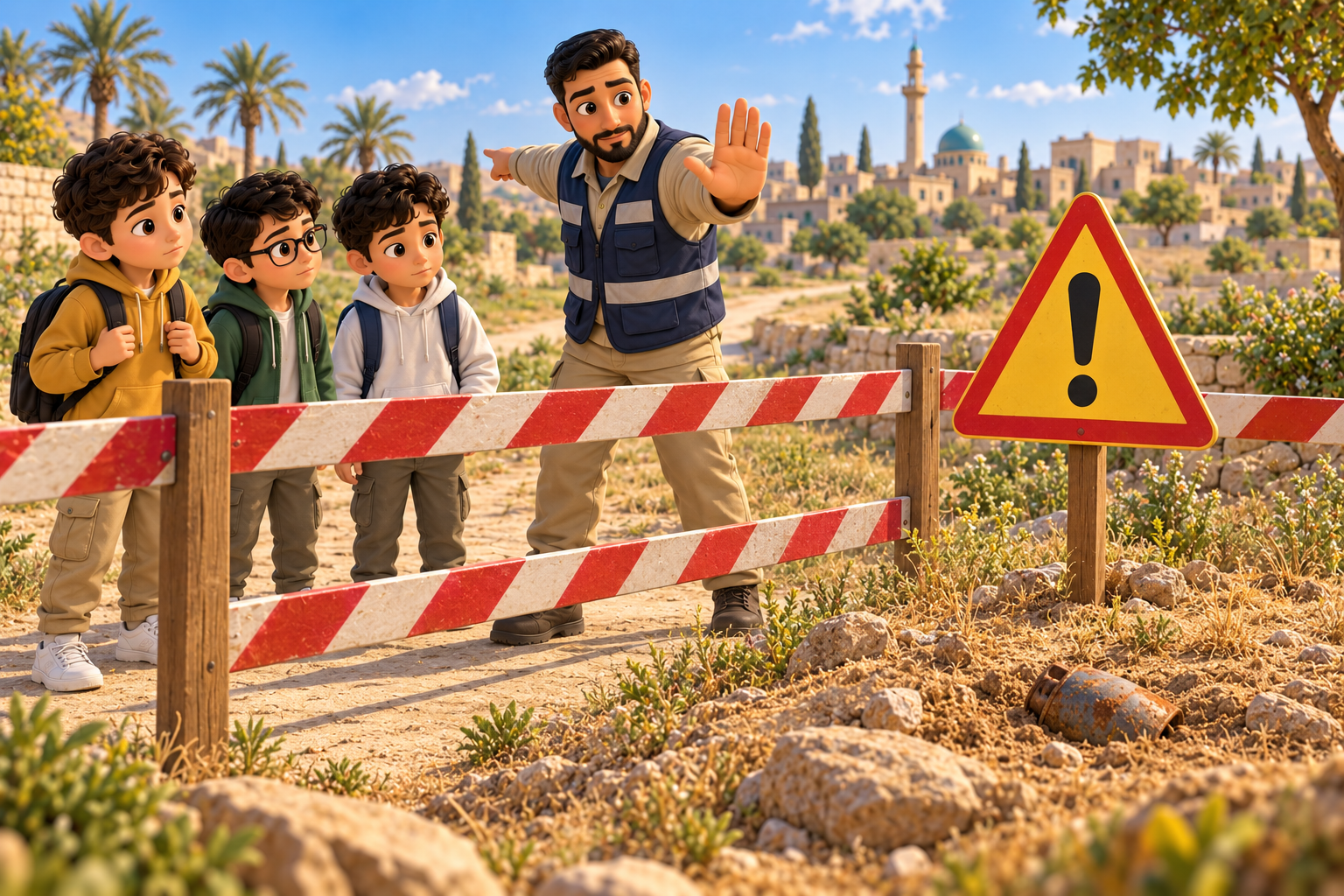 التوعية بمخاطر الألغام